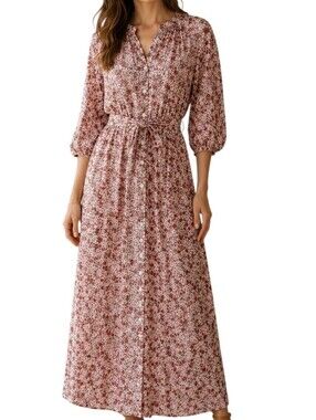 Ange Marcella Midi Dress Women Medium Pink Red